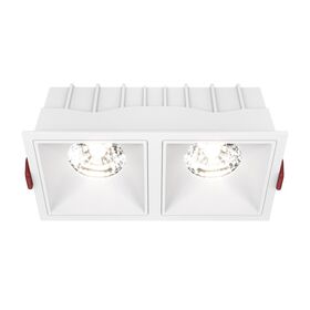 Встраиваемый светильник Alfa LED 4000K 2x15Вт 36° Dim Triac / Maytoni DL043-02-15W4K-D-SQ-W