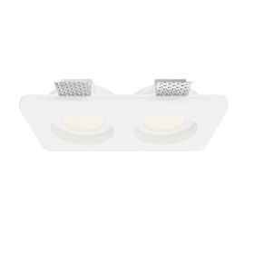 Встраиваемый светильник Gyps Modern GU10 2x10Вт / Maytoni DL002-GU10-02-W