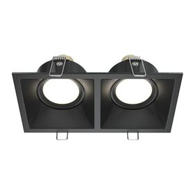 Встраиваемый светильник Dot GU10 2x10Вт / Maytoni DL029-2-02B