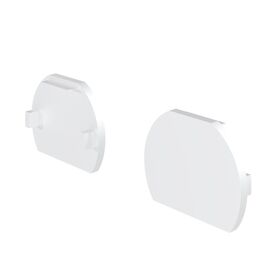 Заглушки для круглого низкопрофильного шинопровода Exility 2шт / Maytoni TRAM034EC-R-41W