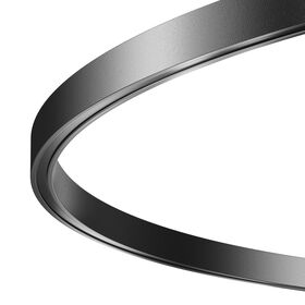 Шинопровод круглый 650мм Flarity черный / Maytoni TRX154-R-D650-B