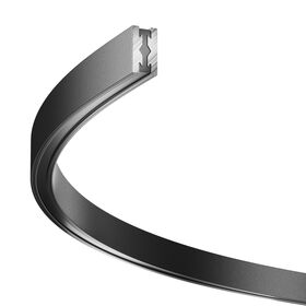 Шинопровод полукруг 800мм Flarity черный / Maytoni TRX154-SR-D800-B