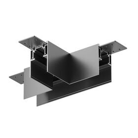 Коннектор Т-образный Gravity накладной черный / Maytoni TRA010CT-41B