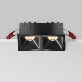 Встраиваемый светильник Alfa LED 3000K 10Вт 50° / Maytoni DL043-02-10W3K-SQ-B-1