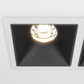 Встраиваемый светильник Alfa LED 3000K 2x10Вт 36° Dim Triac / Maytoni DL043-02-10W3K-D-SQ-WB