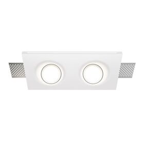 Встраиваемый светильник Gyps Modern GU10 2x35Вт / Maytoni DL002-1-02-W