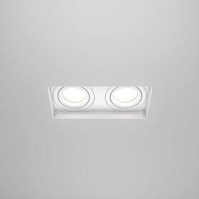 Встраиваемый светильник Atom GU10 2x10Вт / Maytoni DL003-02-W