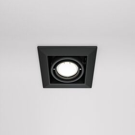 Встраиваемый светильник Metal Modern GU10 1x10Вт / Maytoni DL008-2-01-B