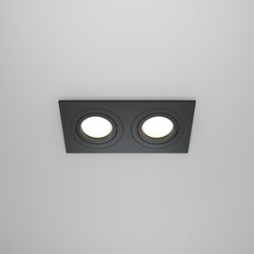 Встраиваемый светильник Atom GU10 2x10Вт / Maytoni DL024-2-02B