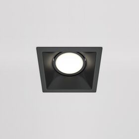 Встраиваемый светильник Dot GU10 10Вт / Maytoni DL029-2-01B