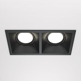 Встраиваемый светильник Dot GU10 2x10Вт / Maytoni DL029-2-02B