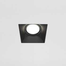 Встраиваемый светильник Dot GU10 10Вт / Maytoni DL042-01-SQ-B