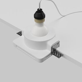 Встраиваемый светильник Gyps Modern GU10 10Вт / Maytoni DL002-GU10-01-W