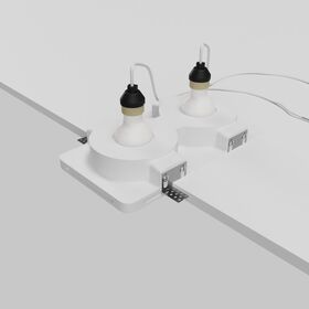 Встраиваемый светильник Gyps Modern GU10 2x10Вт / Maytoni DL002-GU10-02-W