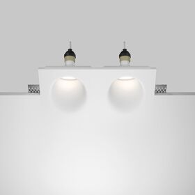 Встраиваемый светильник Gyps Modern GU10 2x10Вт / Maytoni DL002-WW-02-W