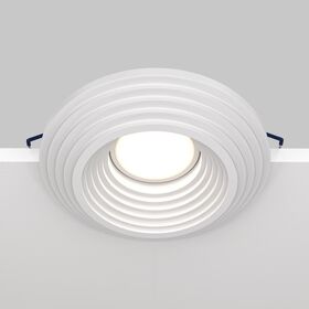 Встраиваемый светильник Gyps Modern GU10 10Вт / Maytoni DL004-1-01-W