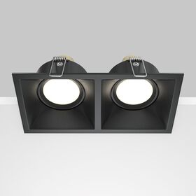 Встраиваемый светильник Dot GU10 2x10Вт / Maytoni DL029-2-02B