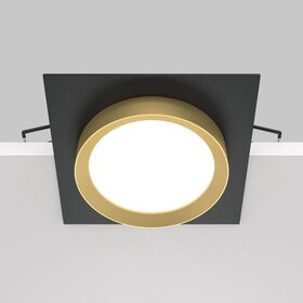 Встраиваемый светильник Hoop GX53 1x12Вт / Maytoni DL086-GX53-SQ-BG