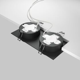 Встраиваемый светильник Hoop GX53 2x12W / Maytoni DL086-02-GX53-SQ-B