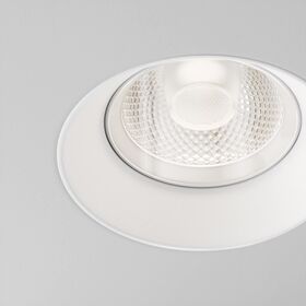 Встраиваемый светильник Flint GU10 10Вт IP 44 / Maytoni DL101-GU10-TRS-W