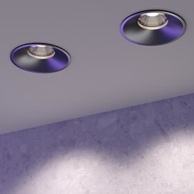 Встраиваемый светильник Round 4000K 12W 60° / Maytoni DL058-12W4K-B