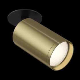 Встраиваемый светильник (Набор) FOCUS S 1x10Вт GU10 / Maytoni C049CL-1BBS