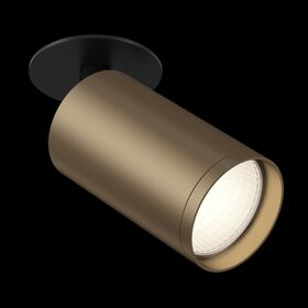 Встраиваемый светильник (Набор) FOCUS S 1x10Вт GU10 / Maytoni C049CL-1BBZ