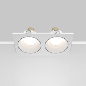 Встраиваемый светильник Zoom GU10 2x10Вт IP 65 / Maytoni DL033-2-02W