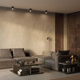 Потолочный светильник Atom GU10 10Вт / Maytoni C017CL-01B