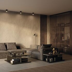 Потолочный светильник Atom GU10 10Вт / Maytoni C017CL-01B