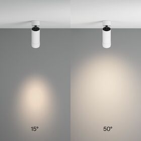 Потолочный светильник Focus Zoom 4000K 1x12W 15°-50° / Maytoni C055CL-L12W4K-Z-W