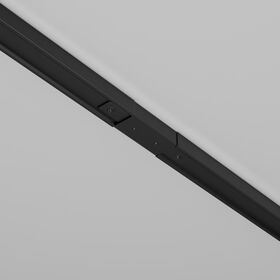 Прямой коннектор питания с вводом питания Unity черный / Maytoni TRA001CB-11B