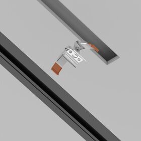 Держатель пружинный Unity встраиваемый, серебро / Maytoni TRA002HR-11B