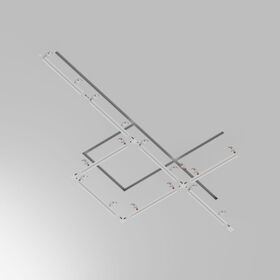 Шинопровод 2м Unity встраиваемый белый / Maytoni TRX004-112W