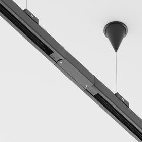 Коннектор прямой Trinity черный / Maytoni TRA005C-31B