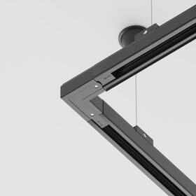 Коннектор угловой внутренний Trinity черный / Maytoni TRA005CL-31B-R