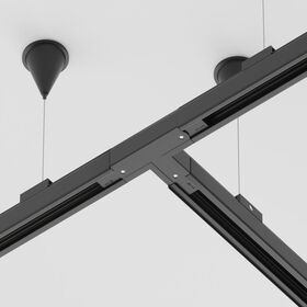 Коннектор Т-образный правый Trinity черный / Maytoni TRA005CT-31B-R