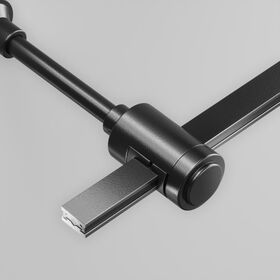 Крепление настенное Wall одинарное удлиненное Flarity черный / Maytoni TRA155CW-SL1-B