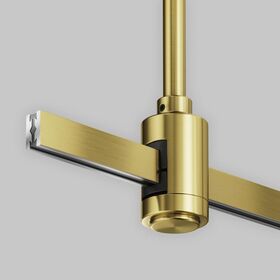 Крепление потолочное Medium 360мм с вводом питания Flarity латунь / Maytoni TRA158C-BL1-BS