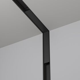 Коннектор угловой внутренний, встраиваемый под ГКЛ 12,5 мм Basity, черный / Maytoni TRA172ICL-12B