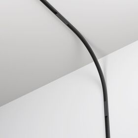 Коннектор радиусный внутренний R300 Basity, черный / Maytoni TRA172ICL-R300-11B