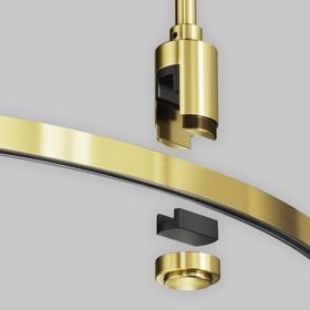 Шинопровод полукруг 650 мм Flarity латунь / Maytoni TRX154-SR-D650-BS