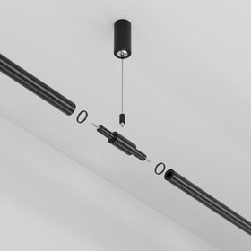 Прямой коннектор для штанговой системы Axity / Maytoni CA004RC-B