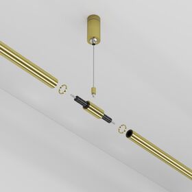 Прямой коннектор для штанговой системы Axity / Maytoni CA004RC-BS