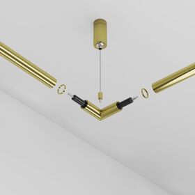 L-образный коннектор для штанговой системы Axity / Maytoni CA006EC-BS