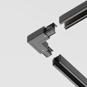 Коннектор угловой внутренний Trinity черный / Maytoni TRA005CL-31B-R