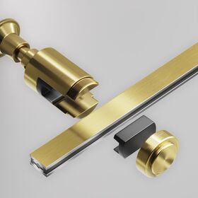 Крепление настенное Wall одинарное Flarity латунь / Maytoni TRA155CW-S1-BS