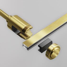 Крепление настенное Wall одинарное удлиненное Flarity латунь / Maytoni TRA155CW-SL1-BS