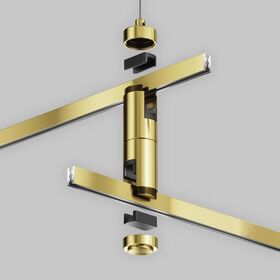 Подвес тросовый Hang двойной Flarity латунь / Maytoni TRA157SW-D1-BS