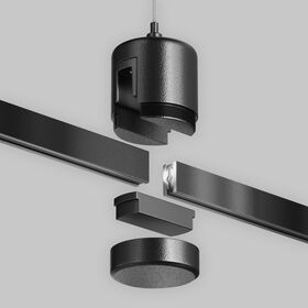 Подвес тросовый Hang с прямым коннектором питания Flarity черный / Maytoni TRA157SW-IPC1-B